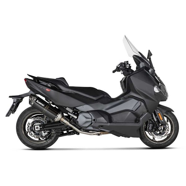 Akrapovic Racing Line Stainles Steel/carbon Fiber Maxsym Tl 20 Not Homologated Ref:s-sy5r1-rc Fullständigt Linjesystem Svart,Silver