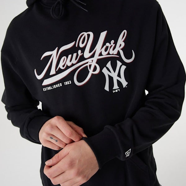 New Era Hættetrøje New York Yankees Mlb Retro Graphic Sort XL Mand