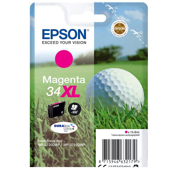 Epson Blækpatron Durabrite Ultra 34xl Lilla