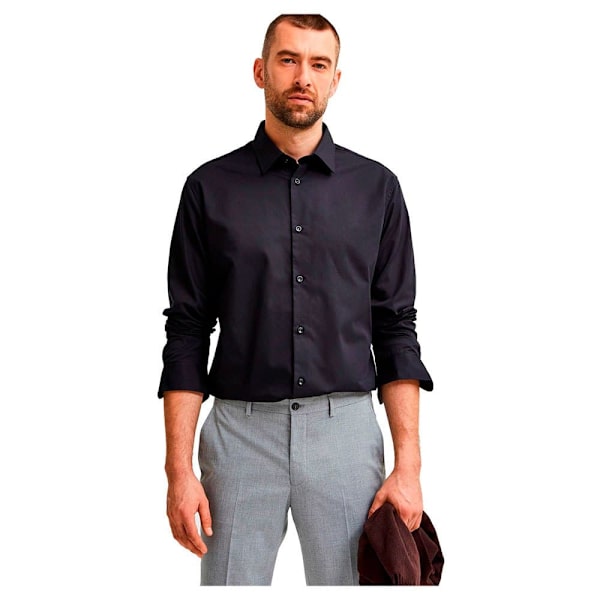 Selected Lang Ærmet Skjorte Ethan Classic Slim Sort L Mand