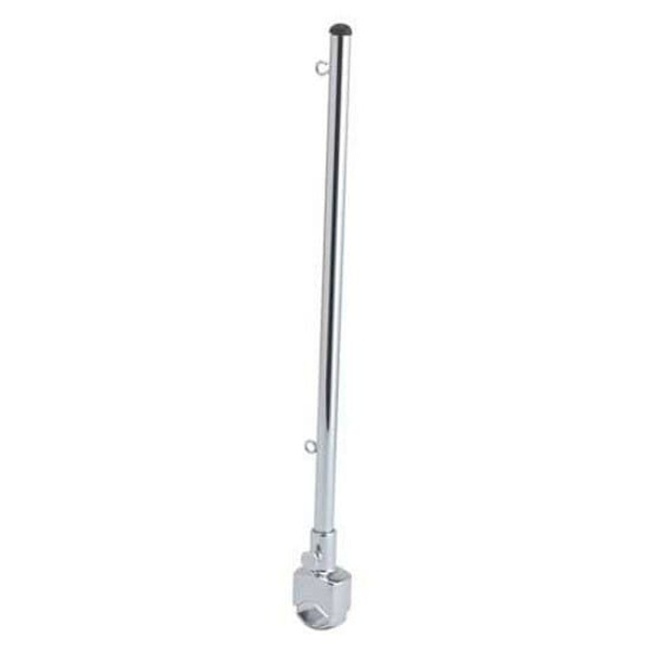 Talamex Flag Pole With Rail Mount Hopeinen 50 cm