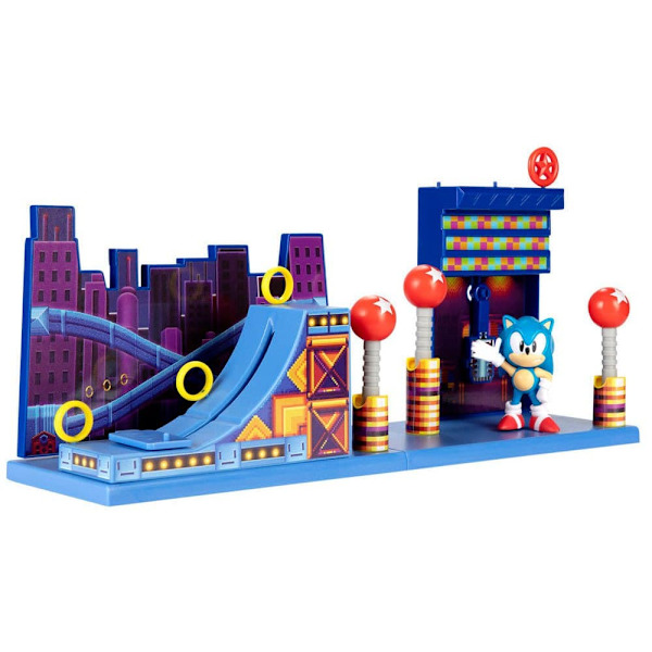 Jakks Pacific Sonic Studiopolis Zone 6 Cm Kultainen