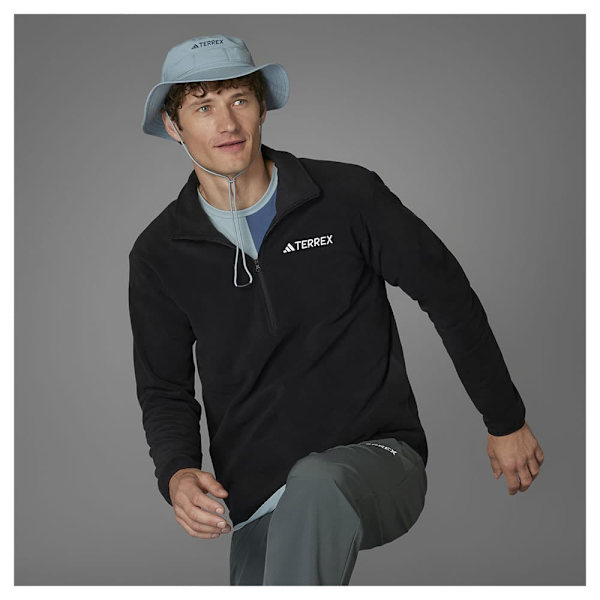 Adidas Multi Essentials Fleecejakke Med Halv Lynlås  XL Mand