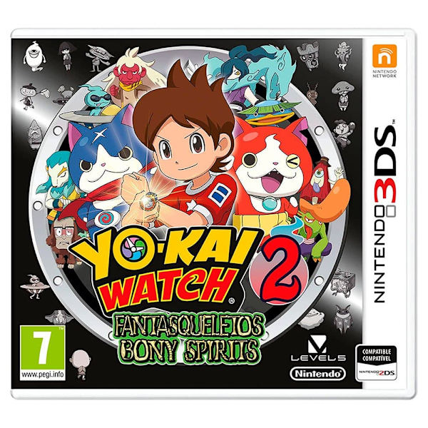 Nintendo 3ds Yo-kai Watch 2 Fantasqueletos Bony Spirits Monivärinen PAL