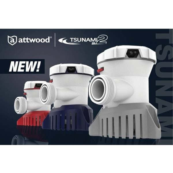 Attwood Länspump Tsunami Mk2 T800 42l/min  114 x 101 x 96 mm