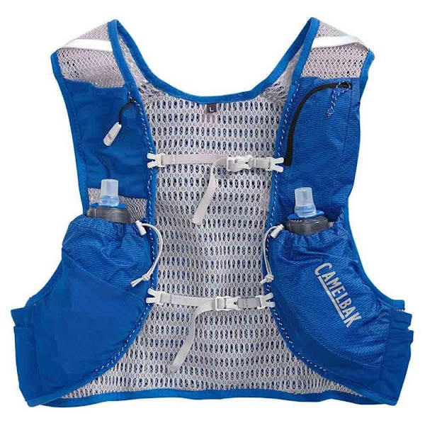 Camelbak Ultra Pro 6l Hydrering Väst+2 Snabbt Stuva Flaska 500ml Blå M