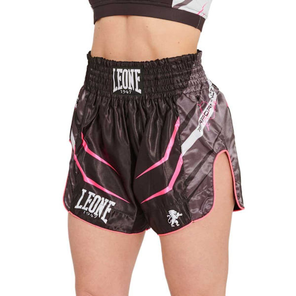 Leone1947 Thaibox Trunks Revo Fluo Sort M Kvinde