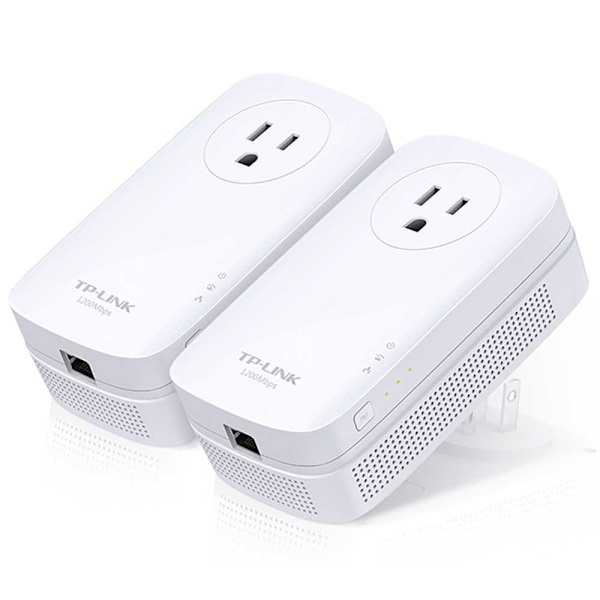 Tp-link Wifi Repeater Tl-pa8010p Kit 2 Enheder Hvid
