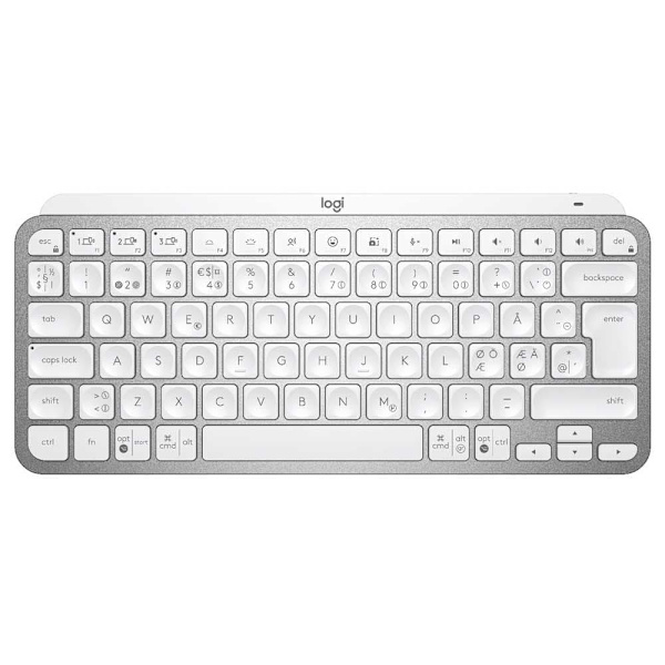 Logitech Trådløst Tastatur Mx Keys Mini Søvfarvet Nordic QWERTY