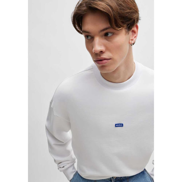 Hugo Nedro Sweatshirt Hvid M Mand