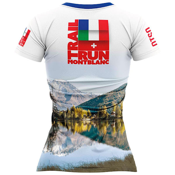 Otso Run Trail Montblanc 2024 T-shirt Med Korte ærmer  L Kvinde