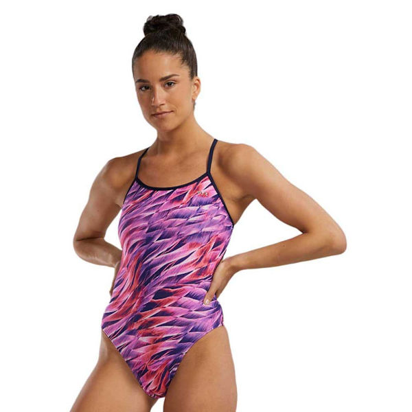 Tyr Baddräkt Durafast Elite Trinityfit Falcon Rosa 26 Kvinna