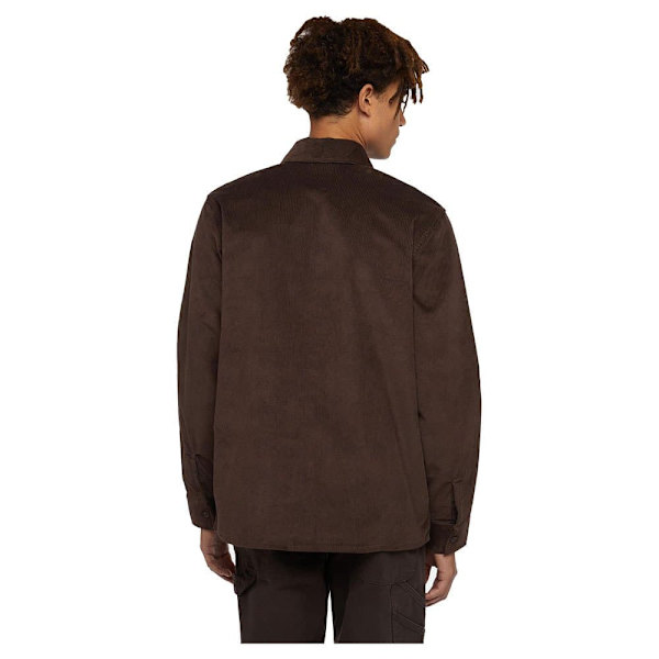Dickies Corduroy Skjorte Med Lange ærmer Brun L Mand