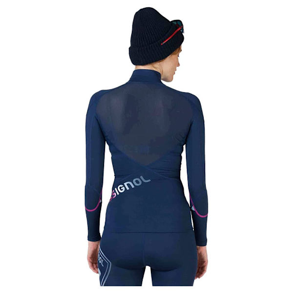 Rossignol Infini Compression Race Halv Dragkedja Långärmad T-shirt  XL Kvinna