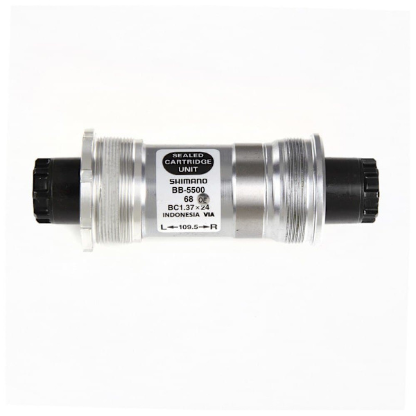 Shimano Bottenfäste 105 Bb5500 Compact Bsa Octalink Svart,Silver 68 mm / 109.5 mm