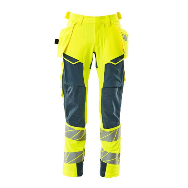 Mascot Stora Byxor Med Hängande Fickor Accelerate Safe 19031 Gul 45 / 32