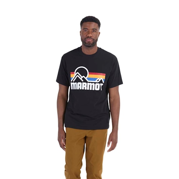 Marmot Coastal T-shirt Med Korte ærmer Sort M Mand