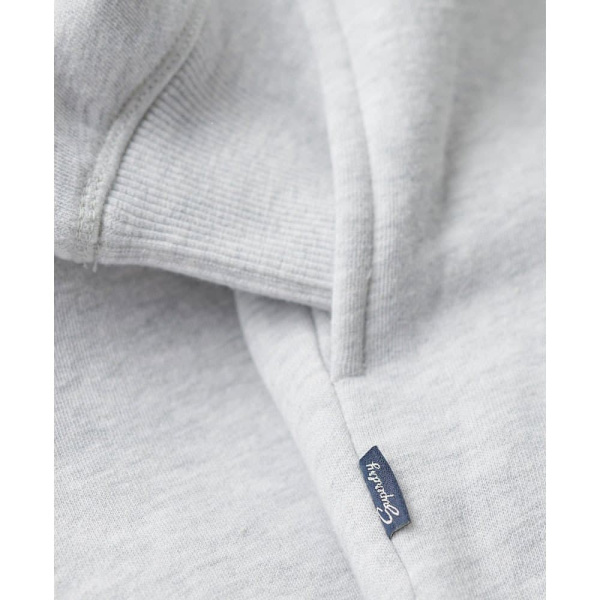 Superdry Langærmet Kort Kjole Essential Hooded Sweat Grå 2XS-XS Kvinde