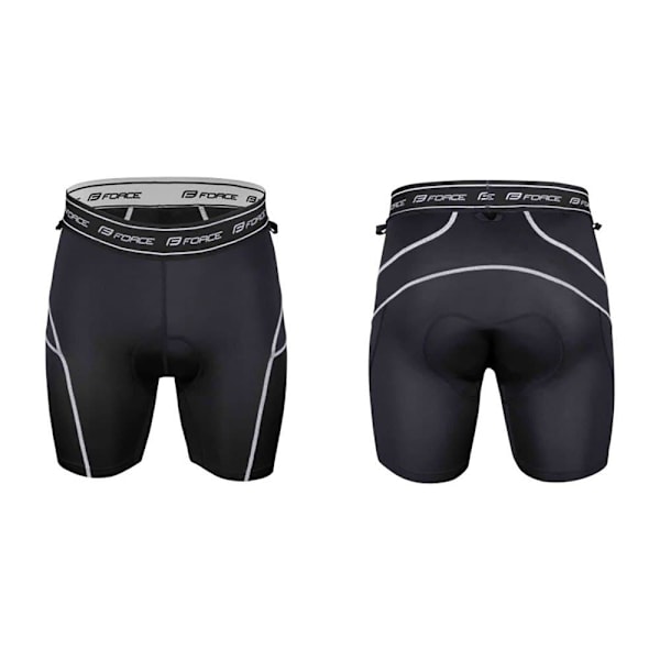 Force Blade Mtb Shorts Med Pude Blå L Mand