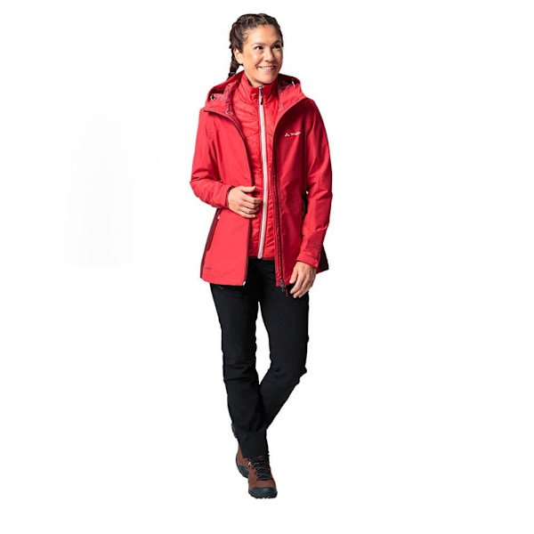 Vaude Hupullinen Takki Valsorda 3 In 1 Oranssi 34 Nainen