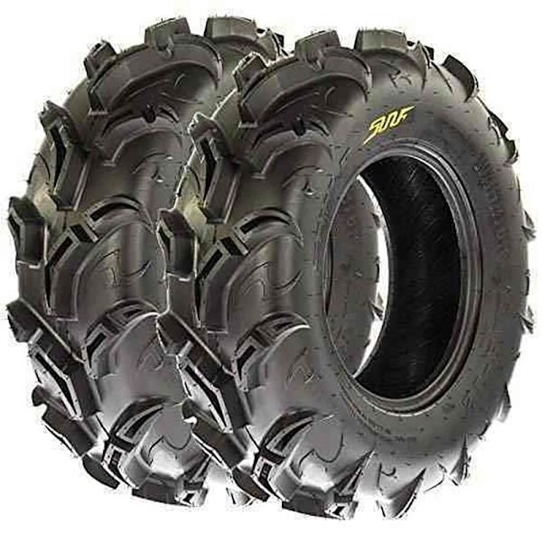 Sun-f Atv Rengas A-048 Tl 65j Hopeinen 27 X 9 / R14