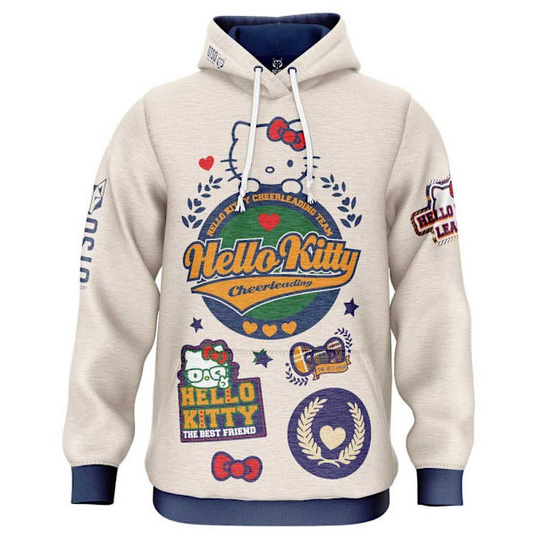 Otso Hello Kitty Cheerleading Hættetrøje  2XS Kvinde