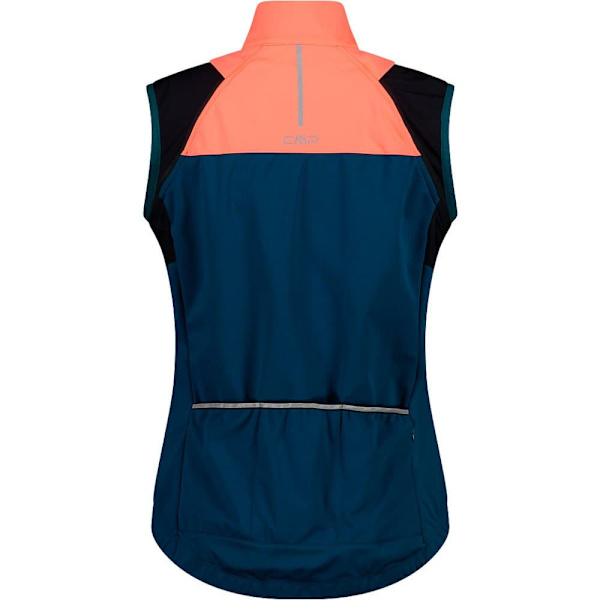 Cmp Jakke With Removable Sleeves 31a2556 Orange,Blå XL Kvinde