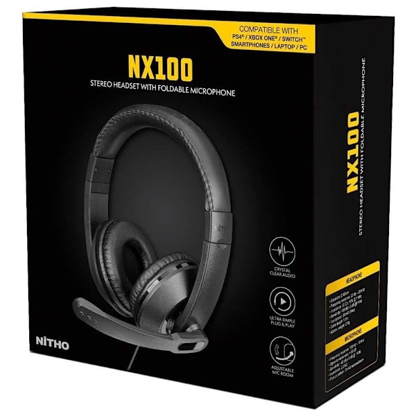 Nitho Gaming Headset Nx100 Sort