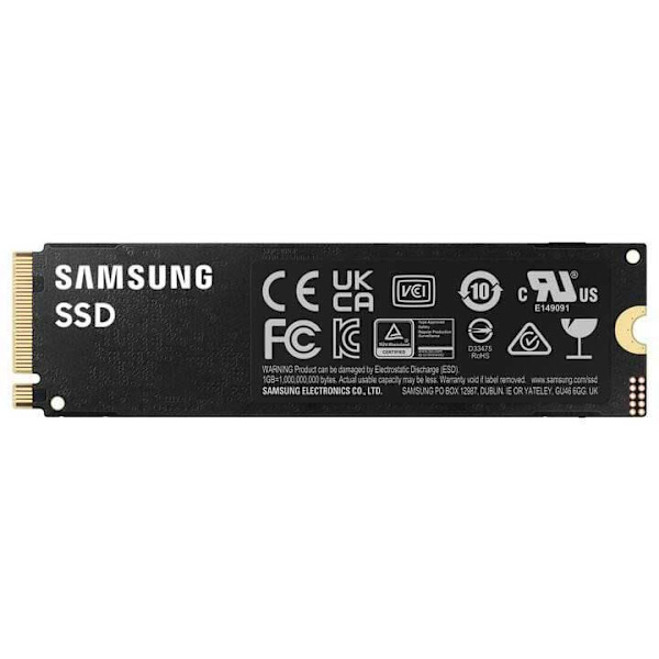 Samsung Extern Ssd Hårddisk 990 Pro Series 4tb Svart