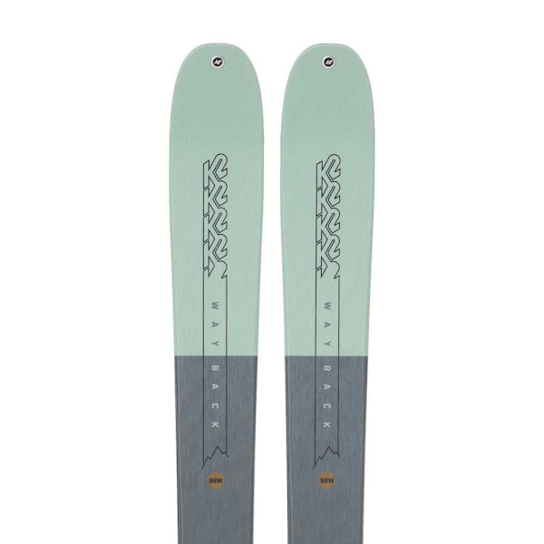 K2 Kvinna Touring Skidor Wayback 98 Grönt 165