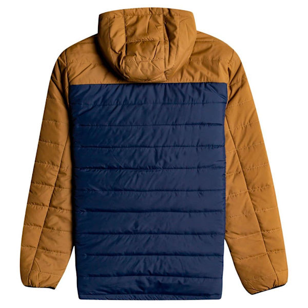 Billabong Jacka Surf Check Puff Brun M Man