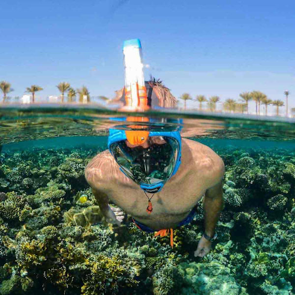 Ocean Reef Ansigtsmaske Aria Qr+ Blå S-M