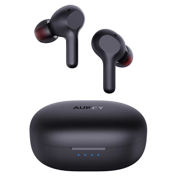 Aukey Ægte Trådløse Hovedtelefoner Ultra Compact Sort
