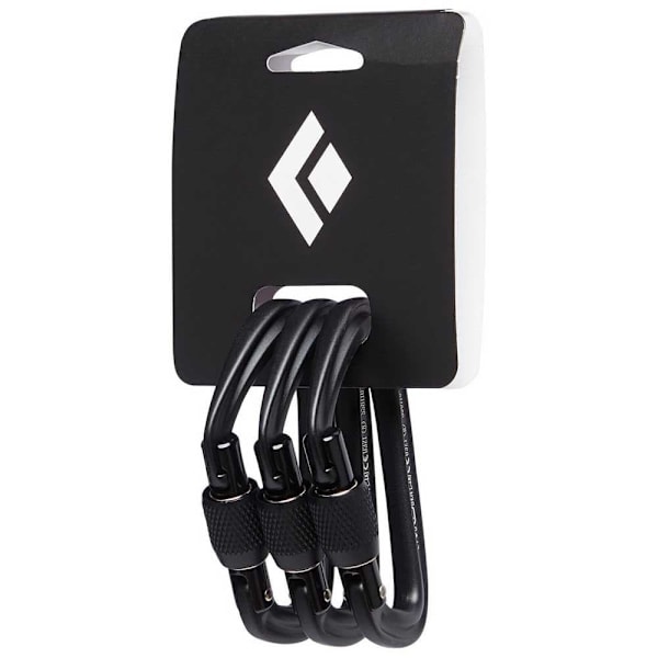 Black Diamond Kiinnityskoukku Hot Forge 3 Yksiköt Musta