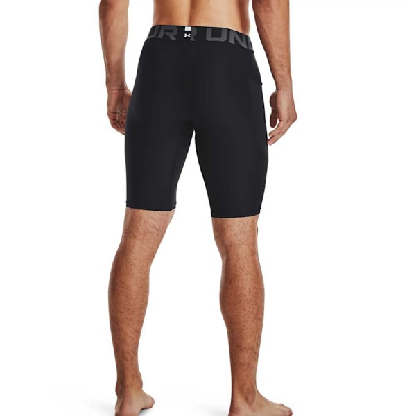 Under Armour Heatgear Compression Long Basislag Shorts Sort 2XL / Regular Mand