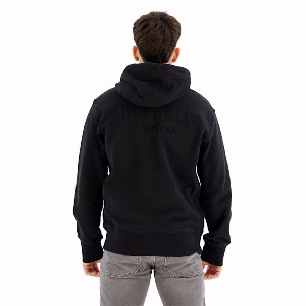 Superdry Sportswear Emboloose Hættetrøje Sort XL Mand