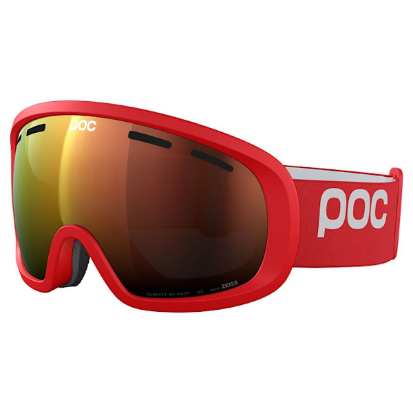 Poc Fovea Mid Wf Skidglasögon Röd Partly Sunny Orange/CAT2