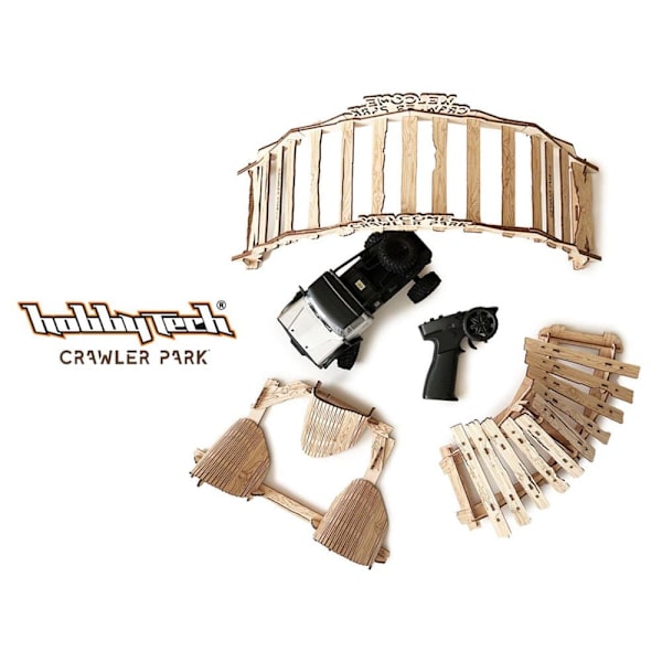 Hobbytech Fjernstyret Bil Med Forhindringer 4x4 Crawler Crx18