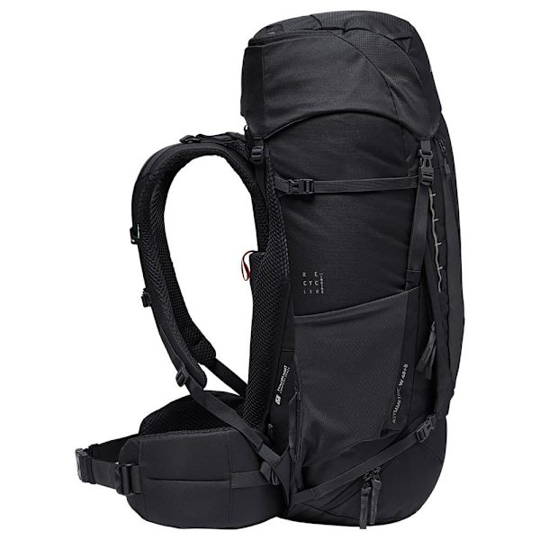 Vaude Tents Rygsæk Asymmetric 52+8l Sort