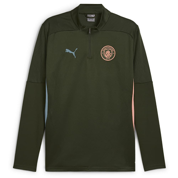 Puma Manchester City Fc Træningstrøje Med Lynlås  S