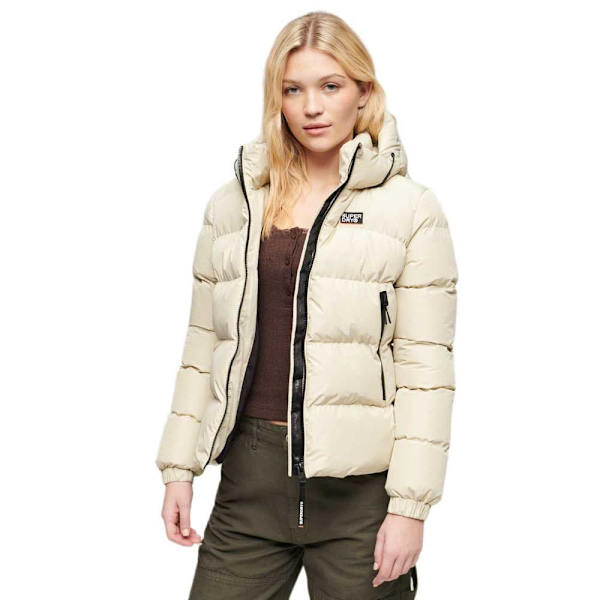 Superdry Sports Jacka Beige XS Kvinna