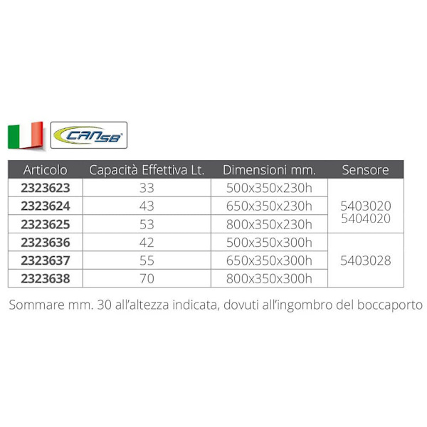 Can-sb Bränsletank Av Polyeten 70l Guld 80 x 35 x 30 cm