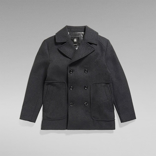 G-star Wool Peacoat Frakke Grå M Mand