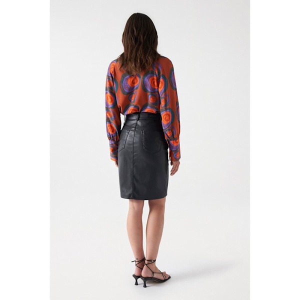 Salsa Jeans Nederdel 21006886 Regular Fit Sort 30 Kvinde