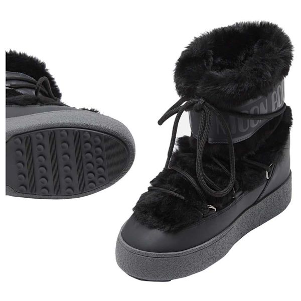 Moon Boot Jtrack Faux Fur Wp Snöskor Svart EU 30