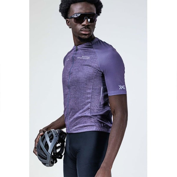 X-bionic Corefusion Merino Lyhythihainen Pyöräilypaita Violetti L Mies