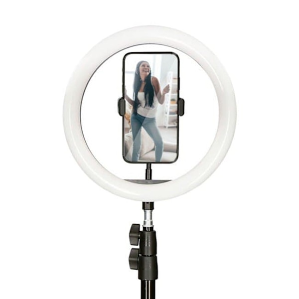 Ksix Light Ring 10´´ 1.6 M Musta