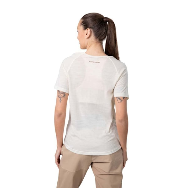 Kari Traa Sanne Wool T-shirt Med Korte ærmer Beige M Kvinde