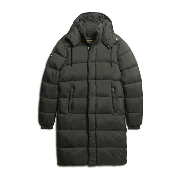 Superdry Puffer Jakke Rips Longline Brun L Mand