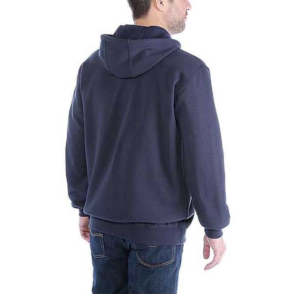 Carhartt Loose Fit Sweatshirt Med Full Dragkedja K122 Grå L
